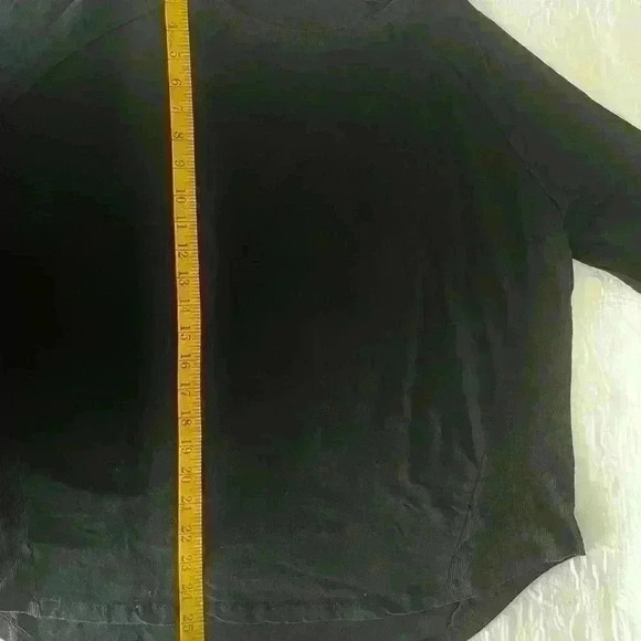 Women’s basic black long sleeve tee shirt size XL - Picture 4 of 5